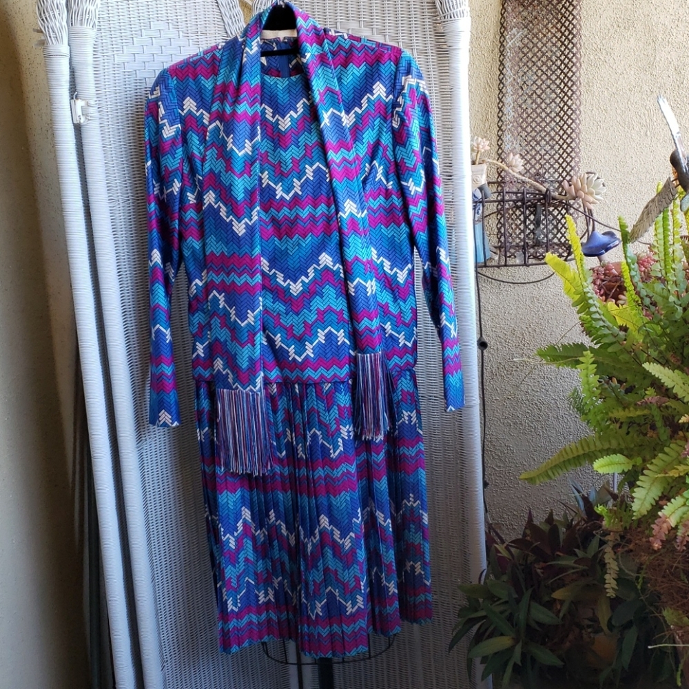 Vintage mod 70s dress